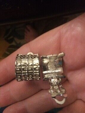 GIVENCHY 1960's Vintage silver clip-on earrings (RARE) vintage.